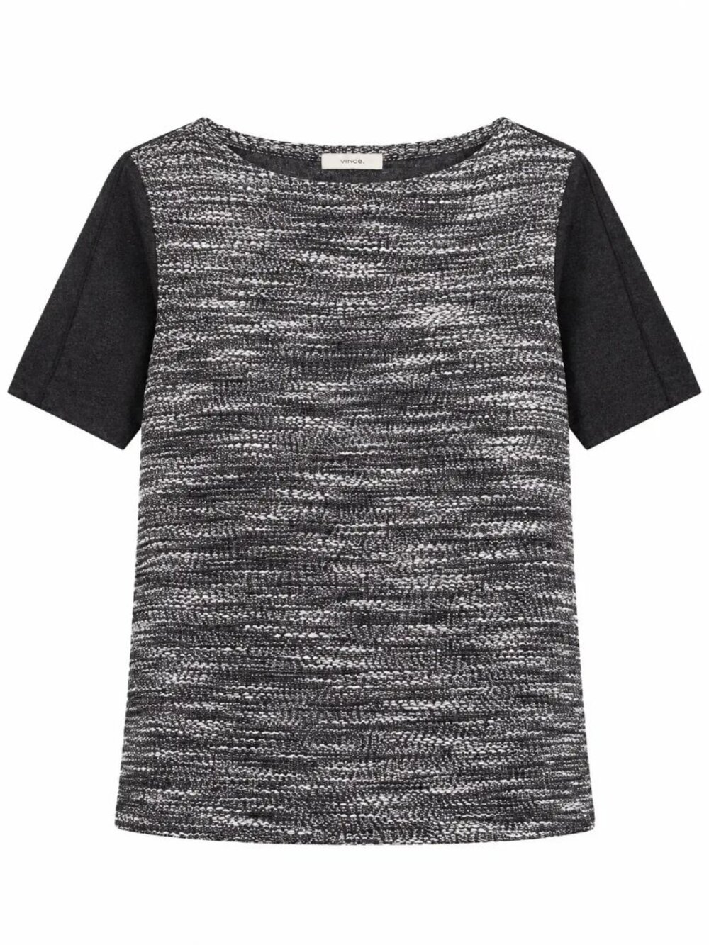 Vince Grey Multicolor Structured Top, Size XS